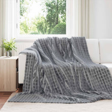 Kleden 6 stuks Donkergrijs 240 x 220 cm Fleece