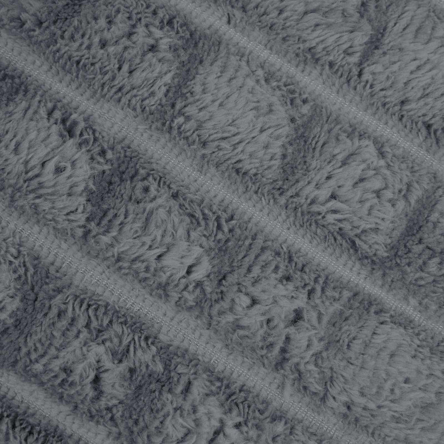 Kleden 6 stuks Donkergrijs 270 x 240 cm Fleece