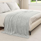 Blankets 6 pcs Grey 200 x 150 cm Fleece