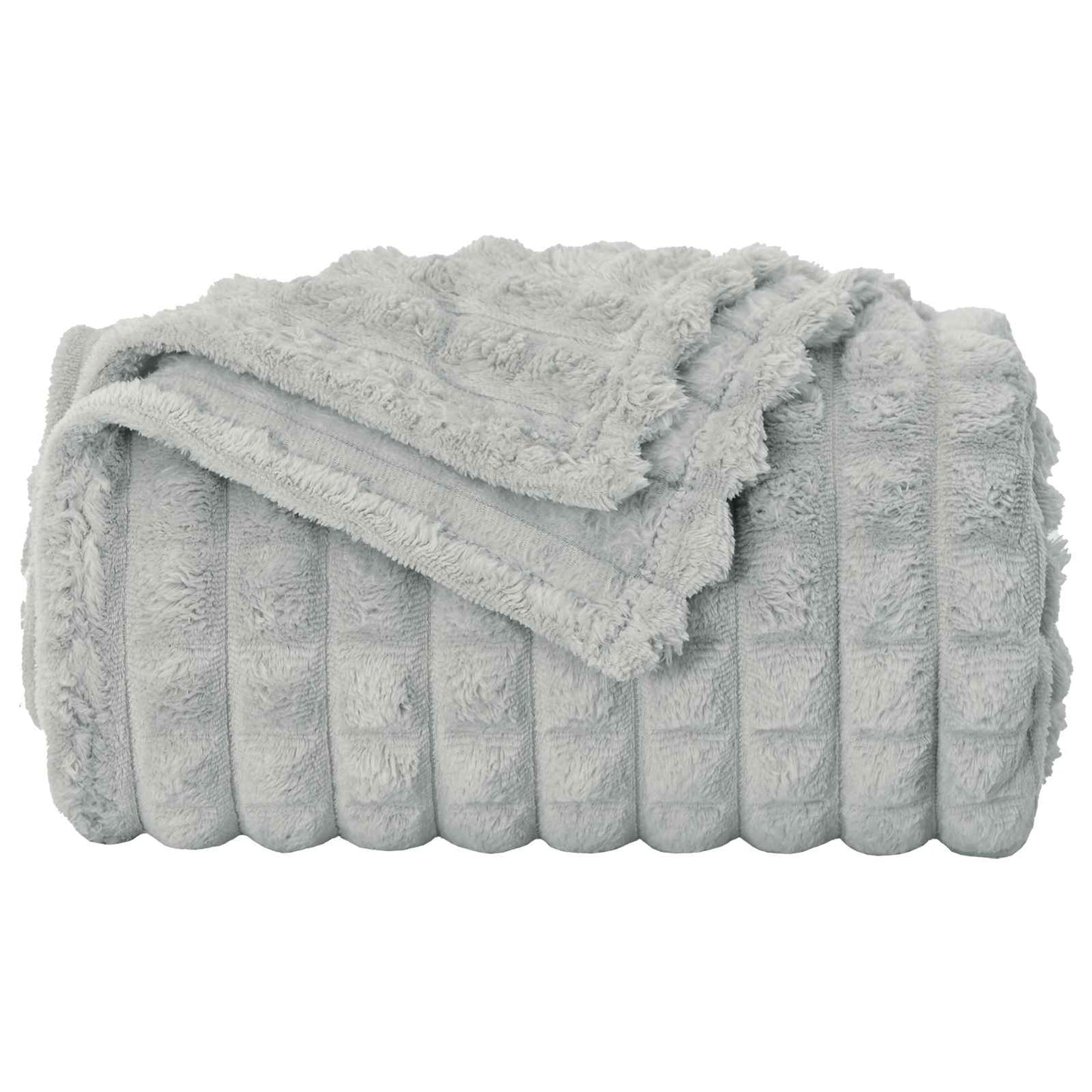 Kleden 6 stuks Grijs 200 x 150 cm Fleece