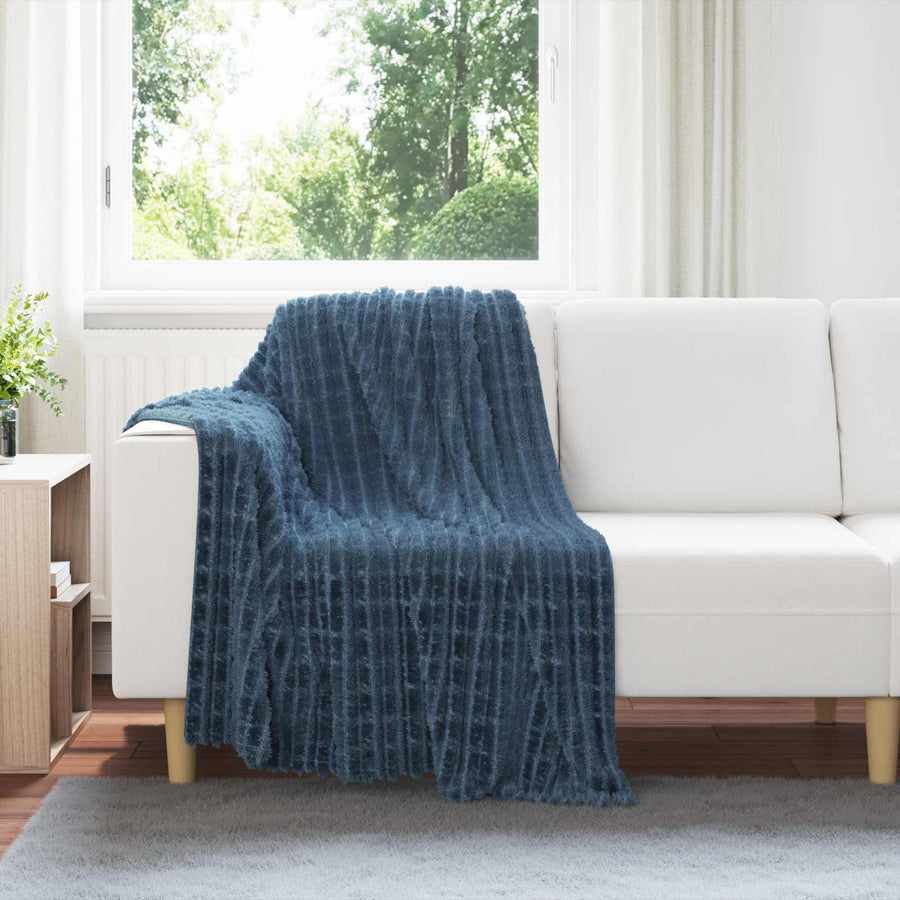 Kleden 6 stuks Marineblauw 150 x 130 cm Fleece