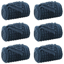 Kleden 6 stuks Marineblauw 150 x 130 cm Fleece