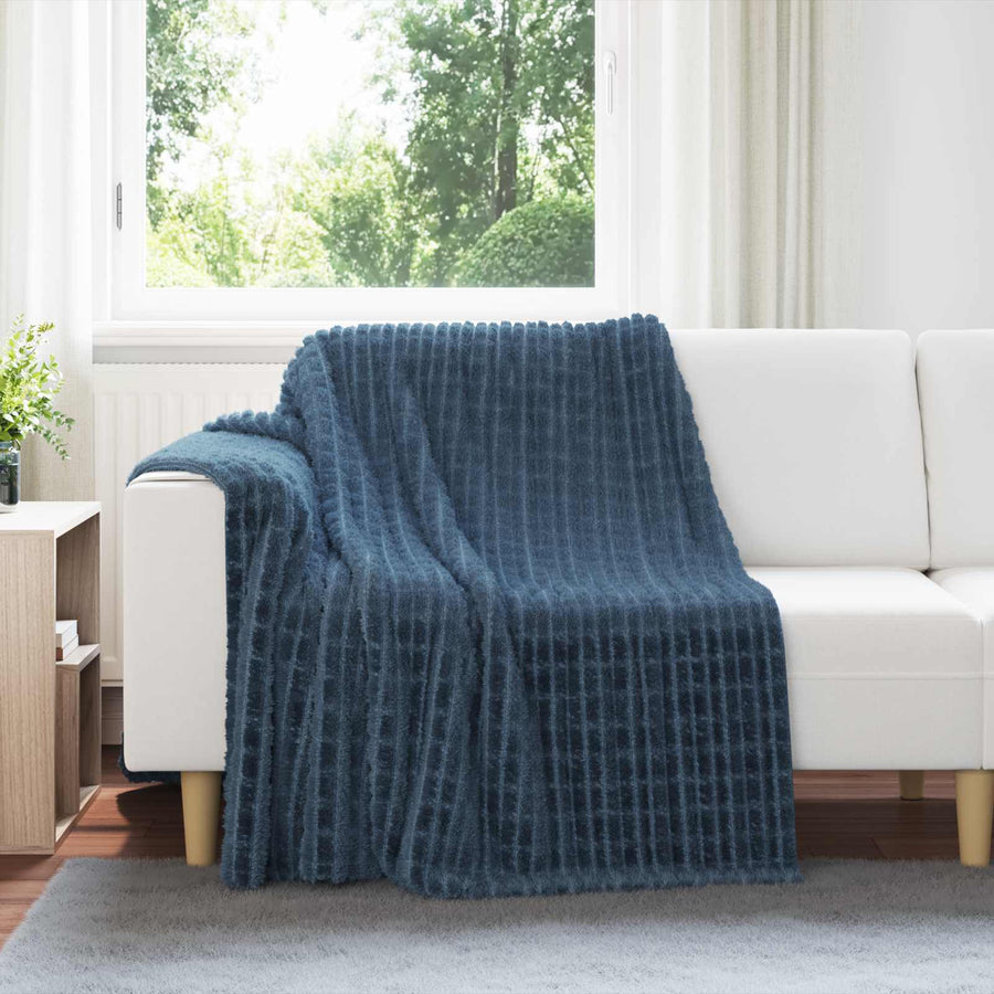 Kleden 6 stuks Marineblauw 200 x 150 cm Fleece