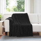 Dekens 200x150 cm zwart fleece