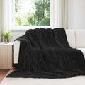 Kleden 6 pcs Zwart 270 x 240 cm Fleece