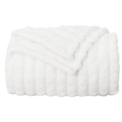 Kleden 6 stuks Wit 150 x 130 cm Fleece