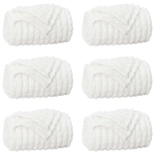 Kleden 6 stuks Wit 270 x 240 cm Fleece