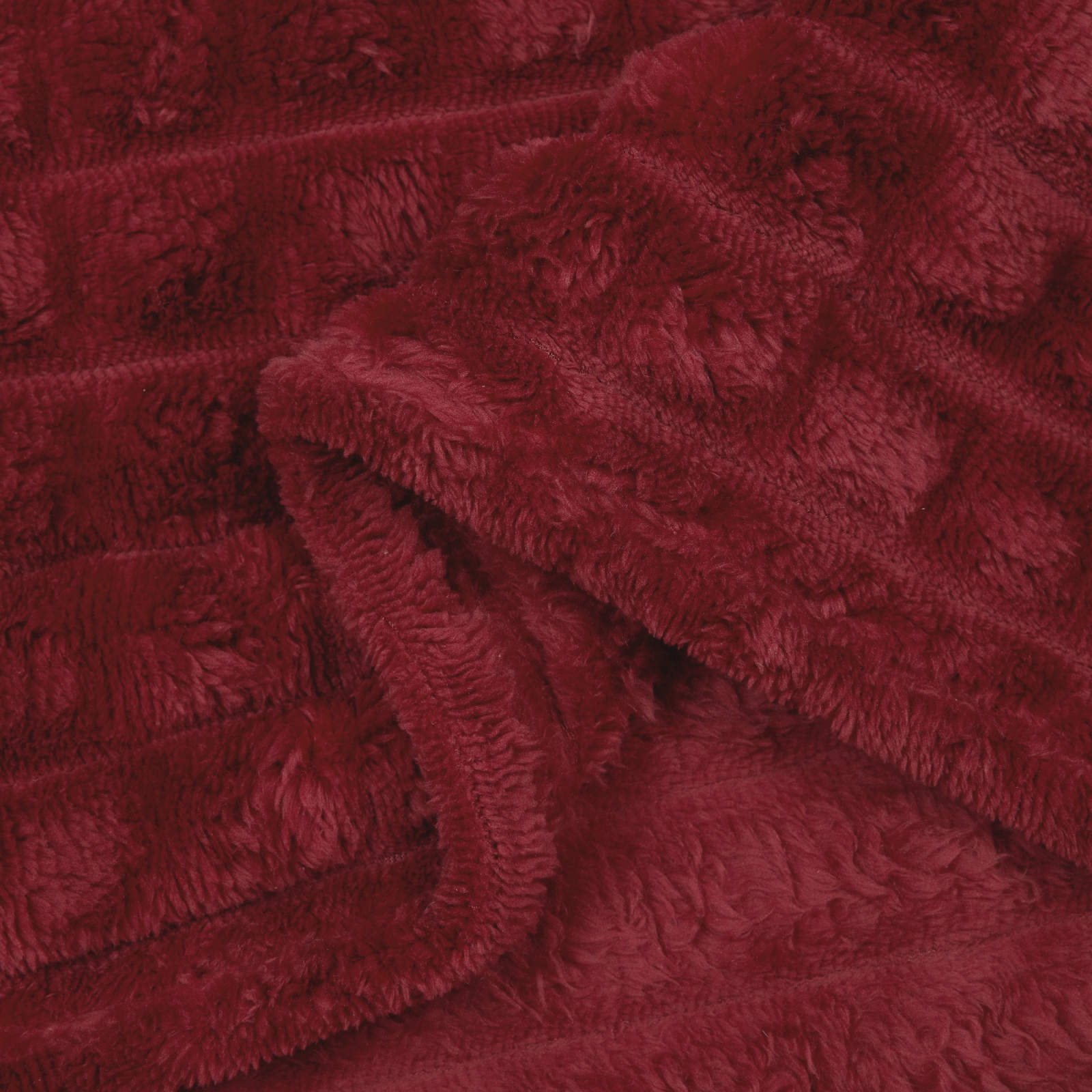 Kleden 6 stuks Bordeaux Rood 150 x 130 cm Fleece