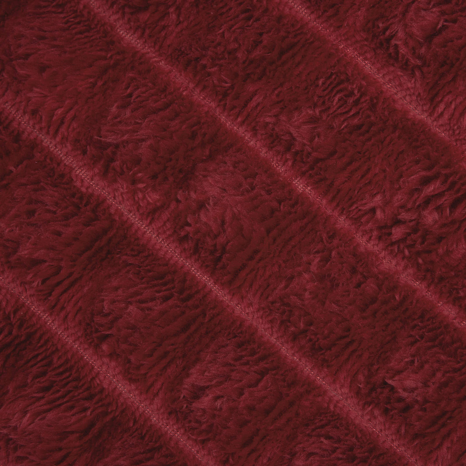 Kleden 6 stuks Bordeaux Rood 200 x 150 cm Fleece