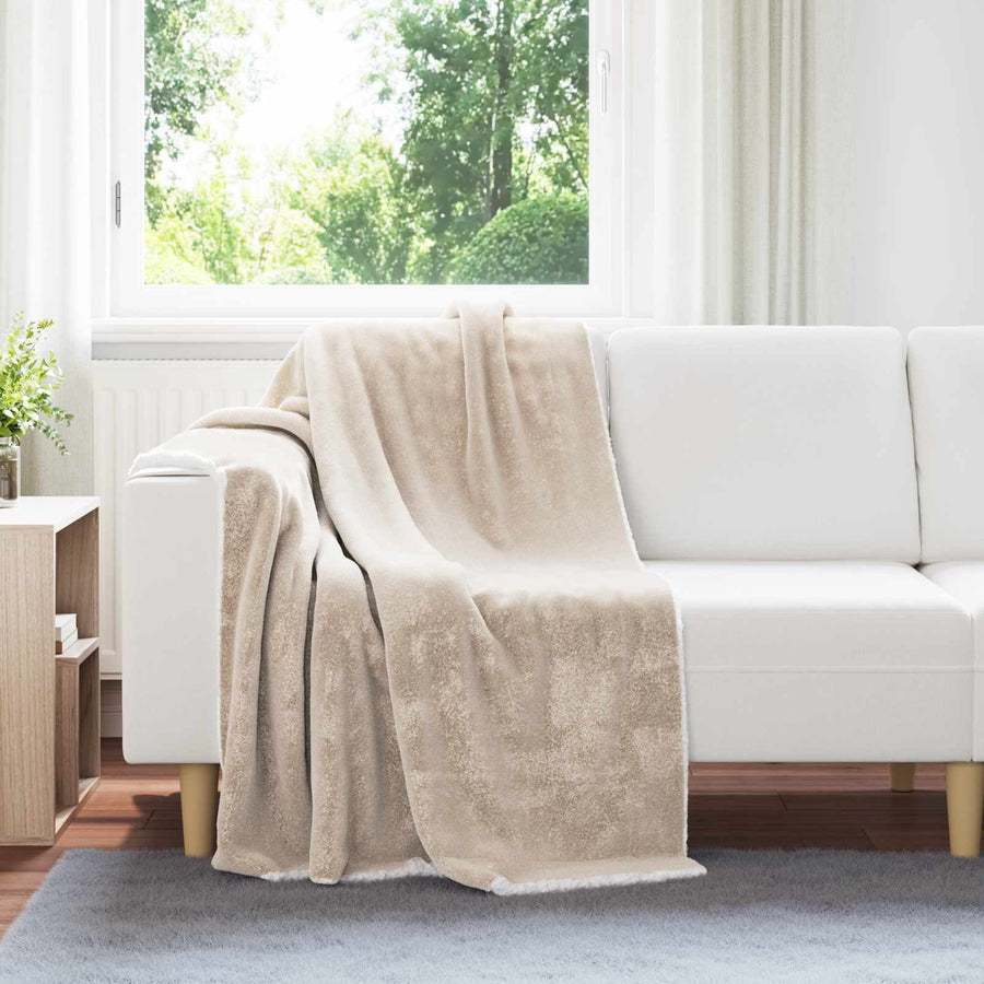 Gooi Deken Beige 130 x 150 cm Fleece