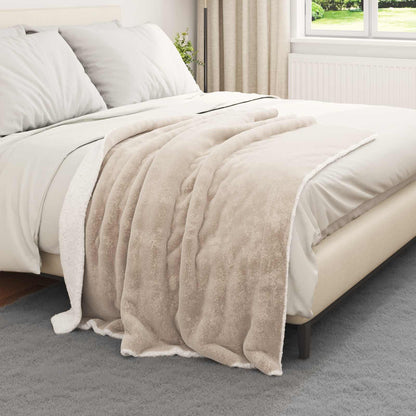 Gooi Deken Beige 130 x 150 cm Fleece