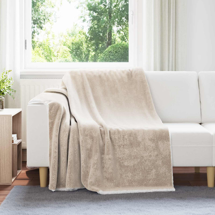 Gooi Deken Beige 150 x 200 cm Fleece