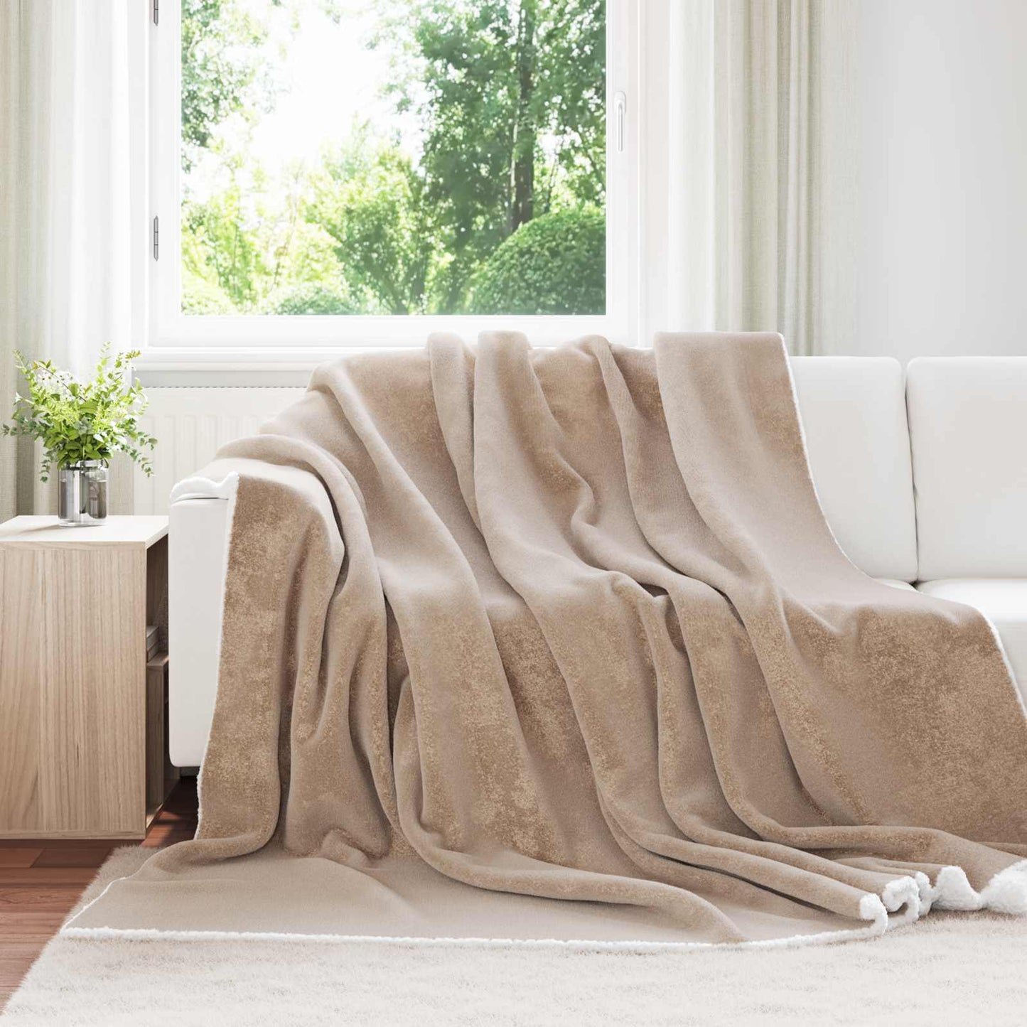 Gooi Deken Kameel 240 x 270 cm Fleece