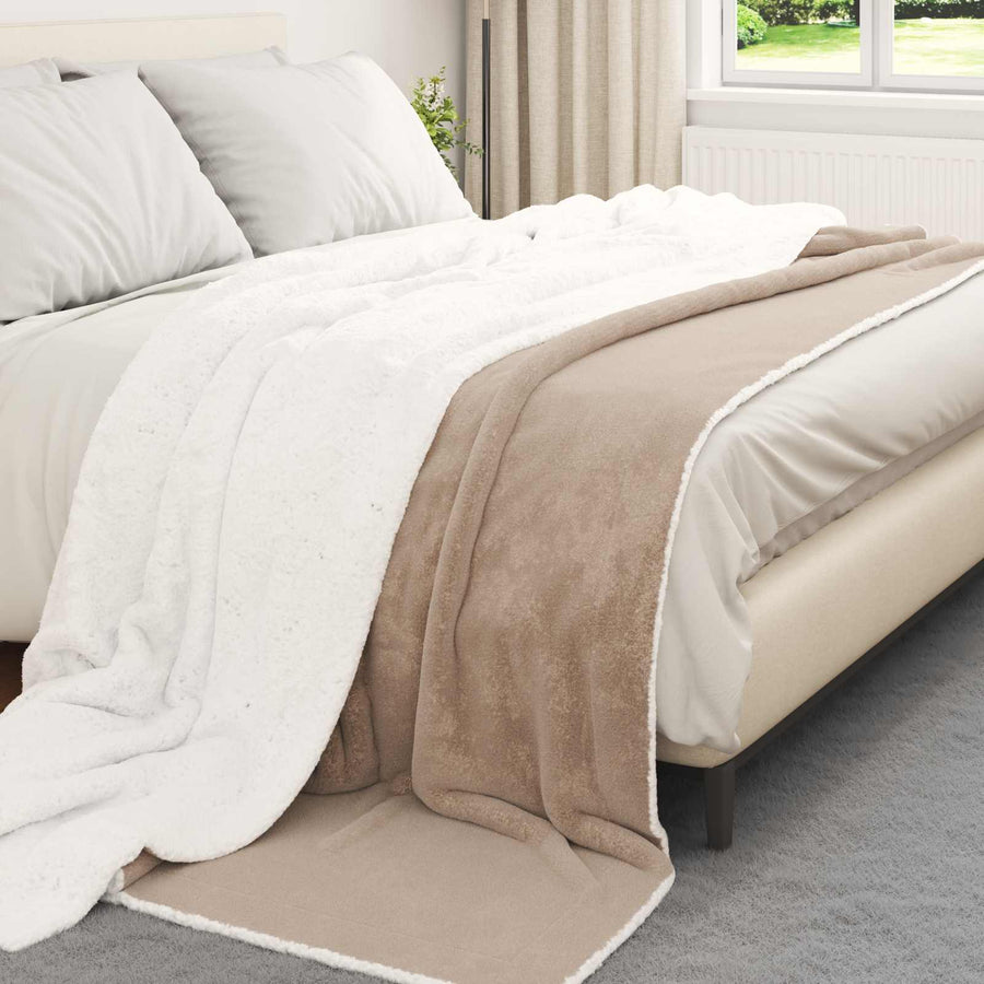 Gooi Deken Kameel 240 x 270 cm Fleece