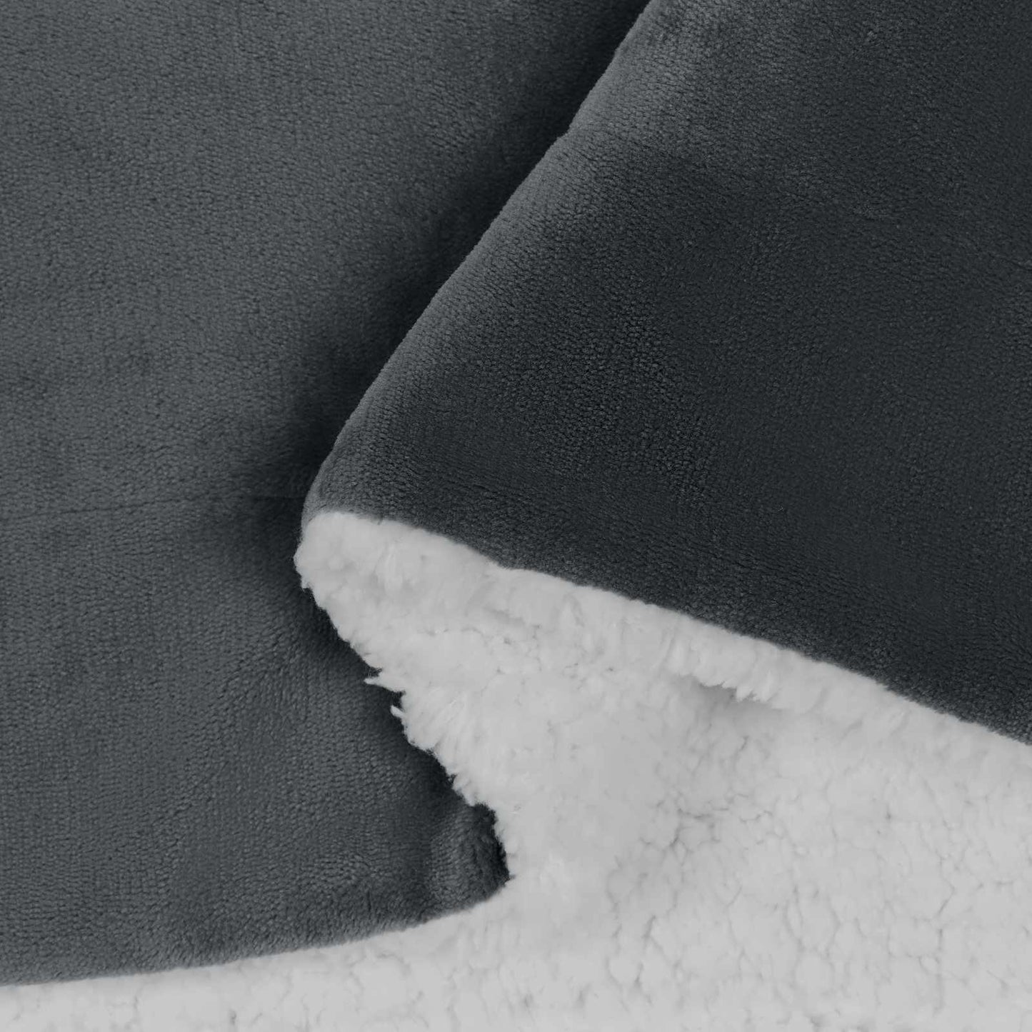 Gooi Deken Donkergrijs 220 x 240 cm Fleece