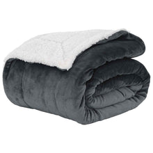 Gooi Deken Donkergrijs 220 x 240 cm Fleece