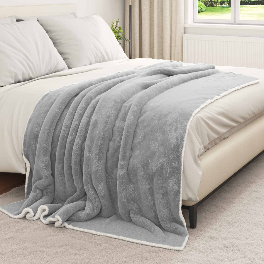 Gooi Deken Grijs 150 x 200 cm Fleece