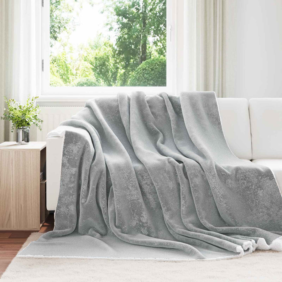 Gooi Deken Grijs 240 x 270 cm Fleece