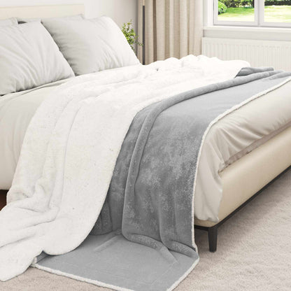 Gooi Deken Grijs 240 x 270 cm Fleece