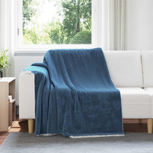 Gooi Deken Marineblauw 150 x 200 cm Fleece