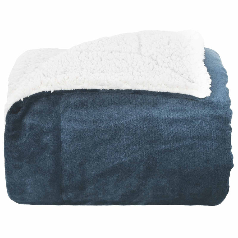 Gooi Deken Marineblauw 240 x 270 cm Fleece
