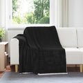 Gooi Deken Zwart 150 x 200 cm Fleece