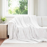 Gooi deken fleece wit 240 x 270 cm