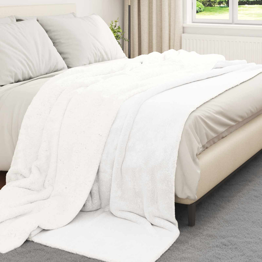 Gooi Deken Wit 240 x 270 cm Fleece