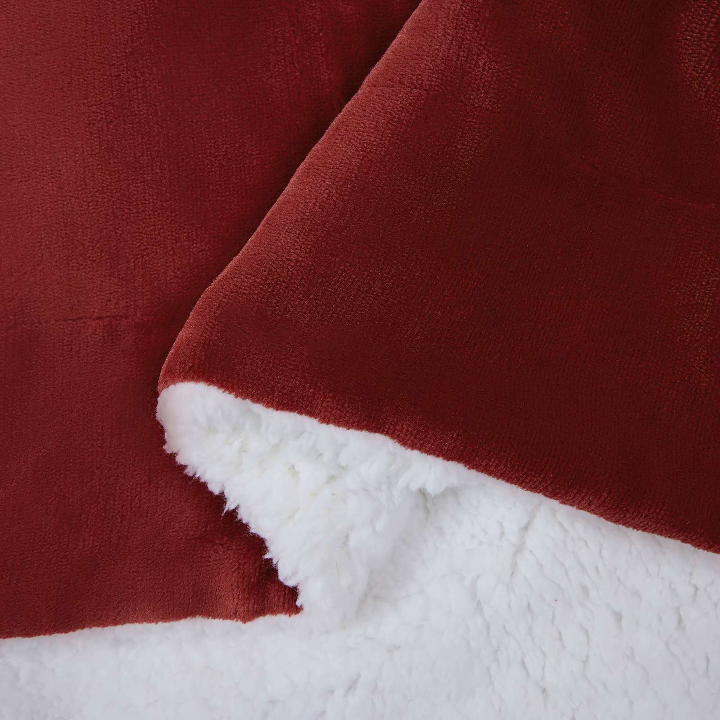 Gooi Deken Bordeaux Rood 130 x 150 cm Fleece
