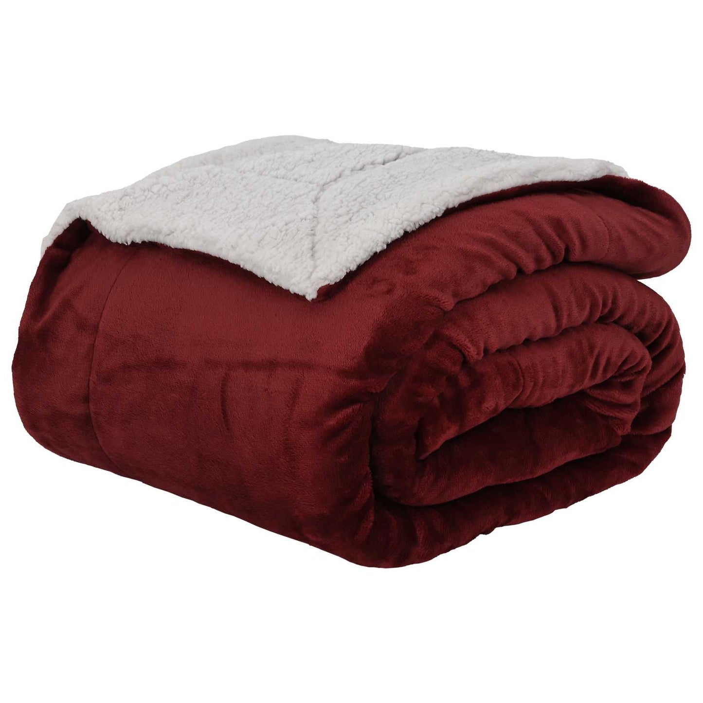 Gooi Deken Bordeaux Rood 150 x 200 cm Fleece