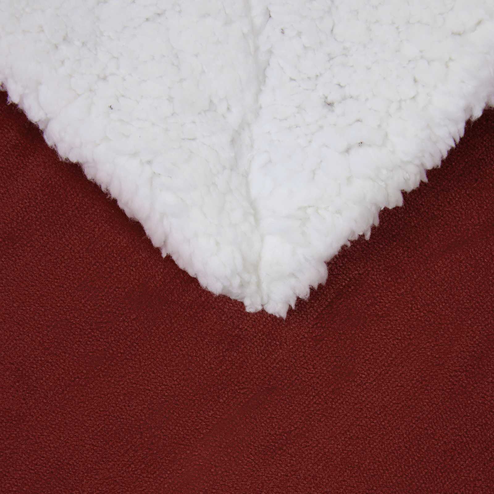 Gooi Deken Bordeaux Rood 240 x 270 cm Fleece