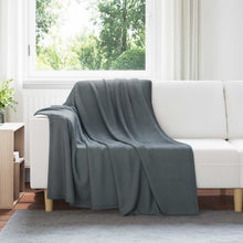Gooi Deken Donkergrijs 200 x 150 cm Fleece