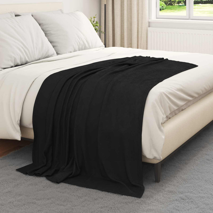 Gooi Deken Zwart 170 x 130 cm Fleece