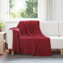 Gooi Deken Bordeaux Rood 200 x 150 cm Fleece