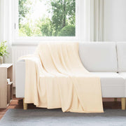 Gooi deken fleece crème 200x150 cm