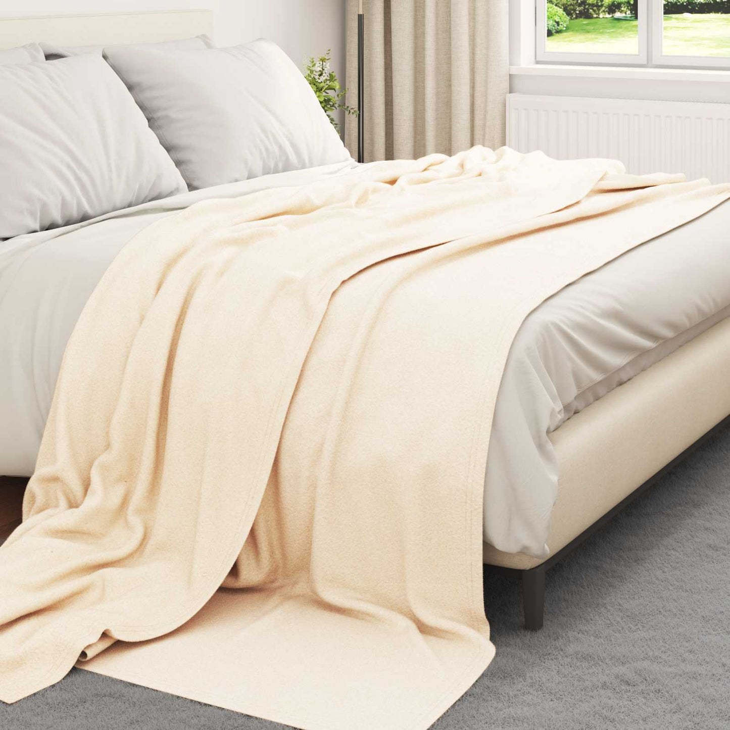 Gooi Deken Crème 240 x 220 cm Fleece