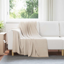 Kleden 6 stuks Beige 170 x 130 cm Fleece