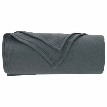 Kleden 6 stuks Donkergrijs 170 x 130 cm Fleece