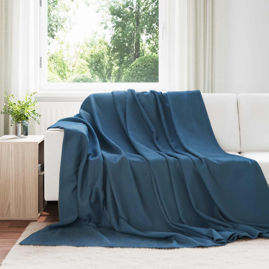 Kleden 6 stuks Marineblauw 240 x 220 cm Fleece