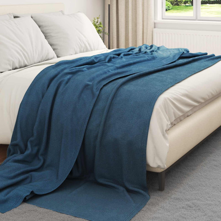 Kleden 6 stuks Marineblauw 270 x 240 cm Fleece