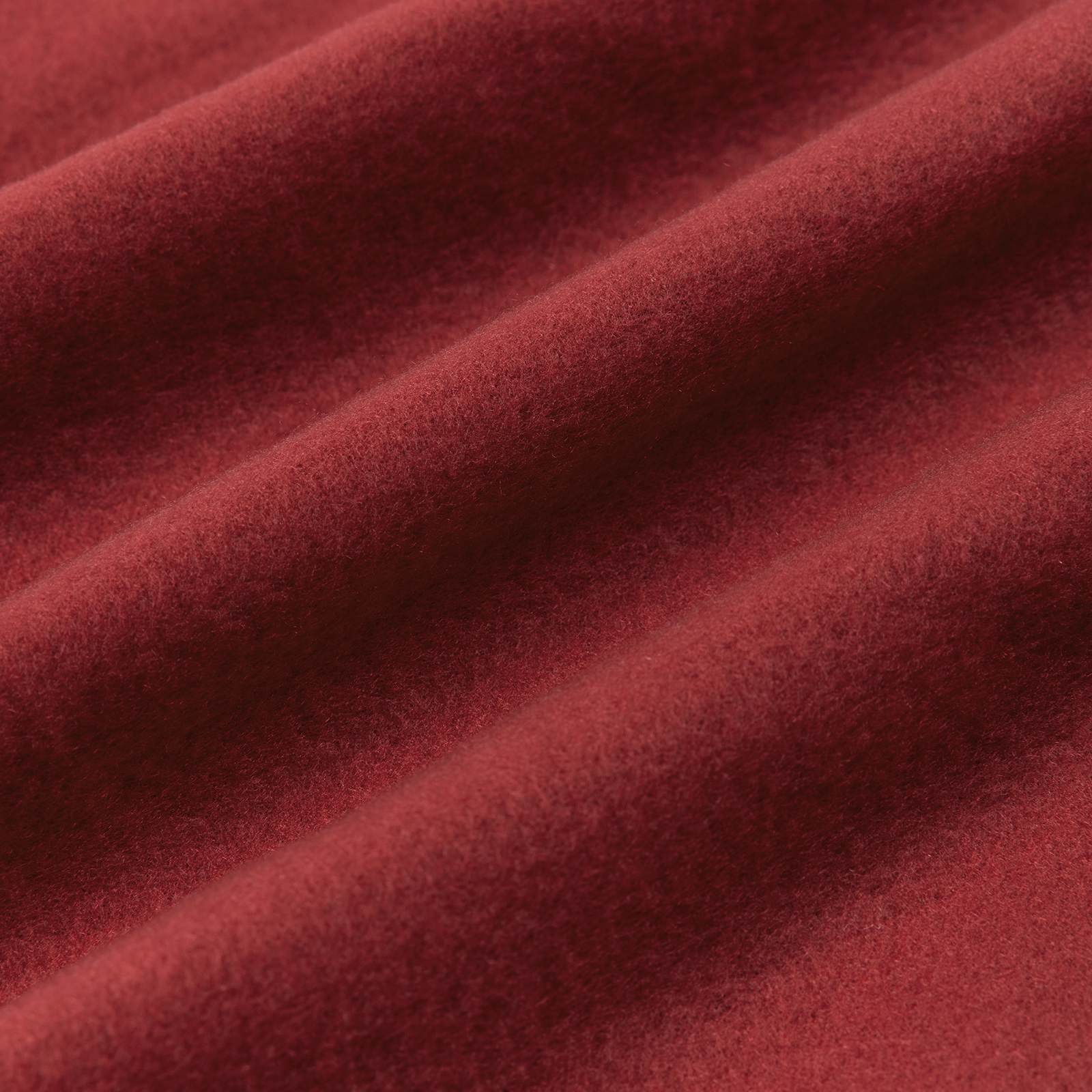Kleden 6 stuks Bordeaux Rood 240 x 220 cm Fleece