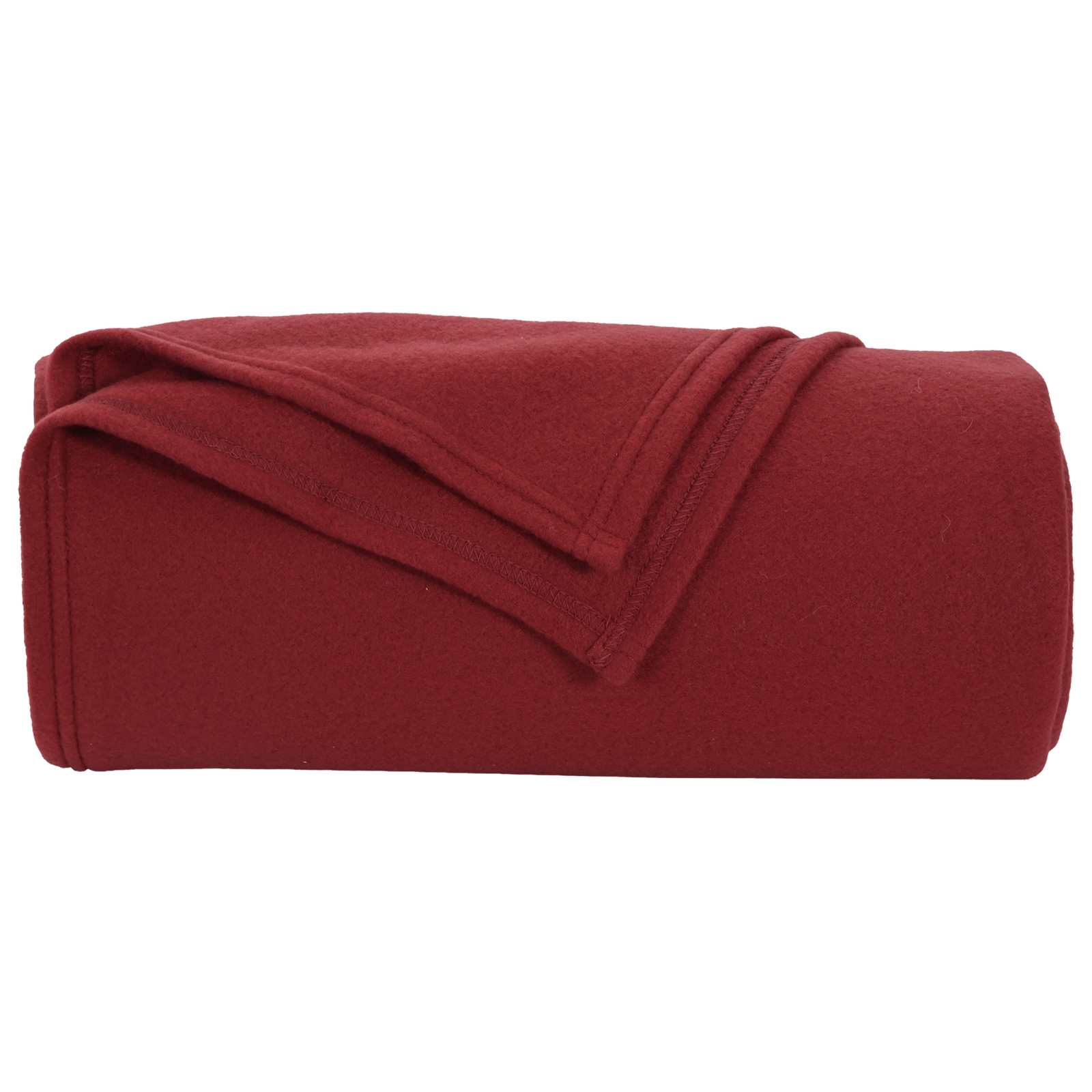Kleden 6 stuks Bordeaux Rood 240 x 220 cm Fleece