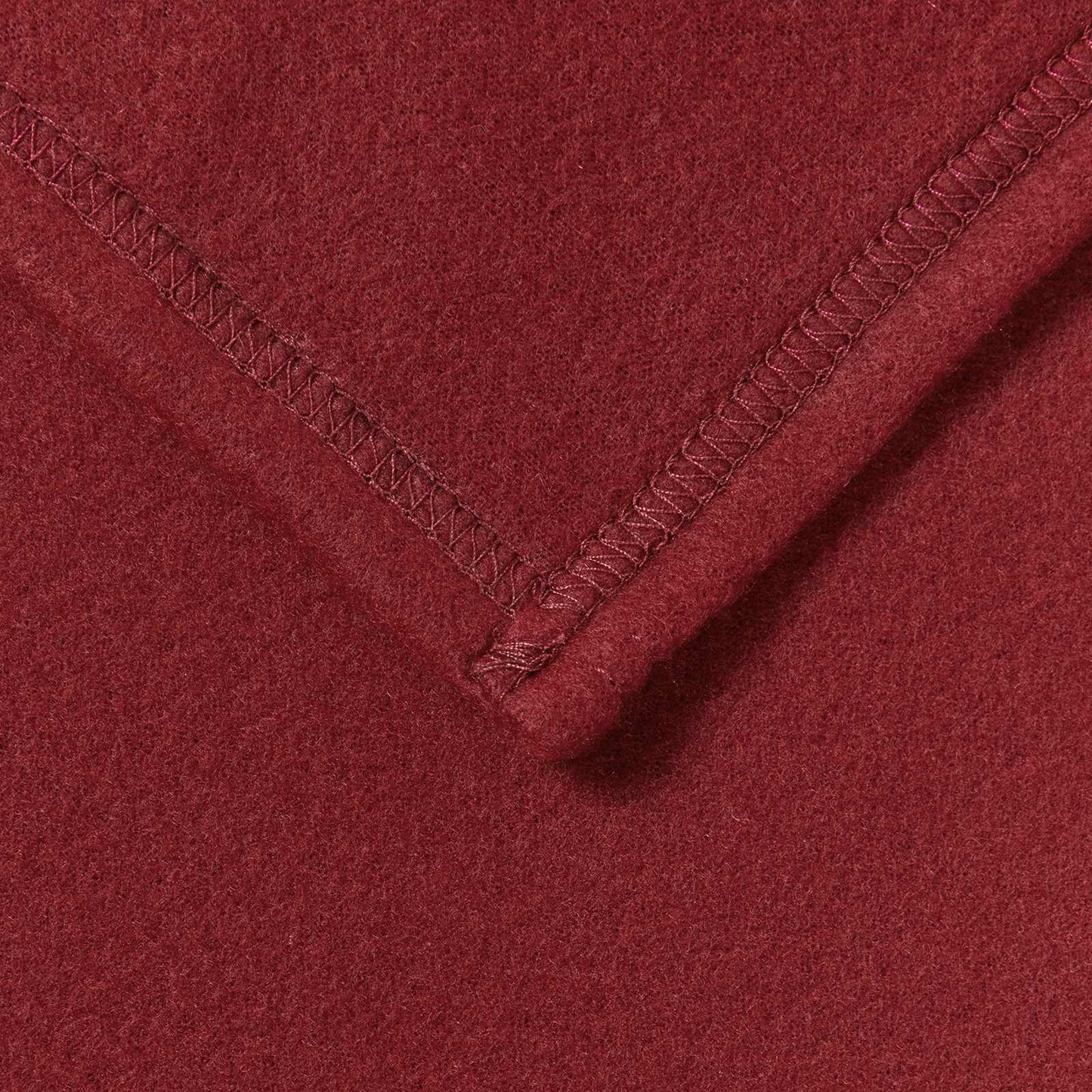 Kleden 6 stuks Bordeaux Rood 270 x 240 cm Fleece