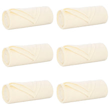 Kleden 6 stuks Crème 200 x 150 cm Fleece