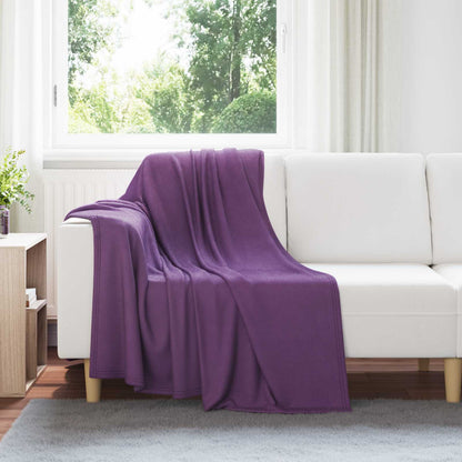 Kleden 6 stuks Paars 170 x 130 cm Fleece