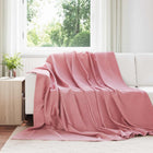 Blankets 6 pcs Pink 270 x 240 cm Fleece