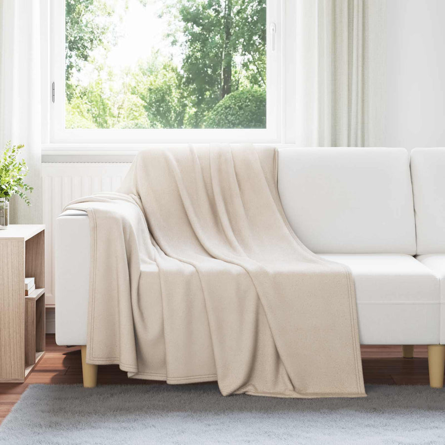 Kleden 24 stuks Beige 200 x 150 cm Fleece