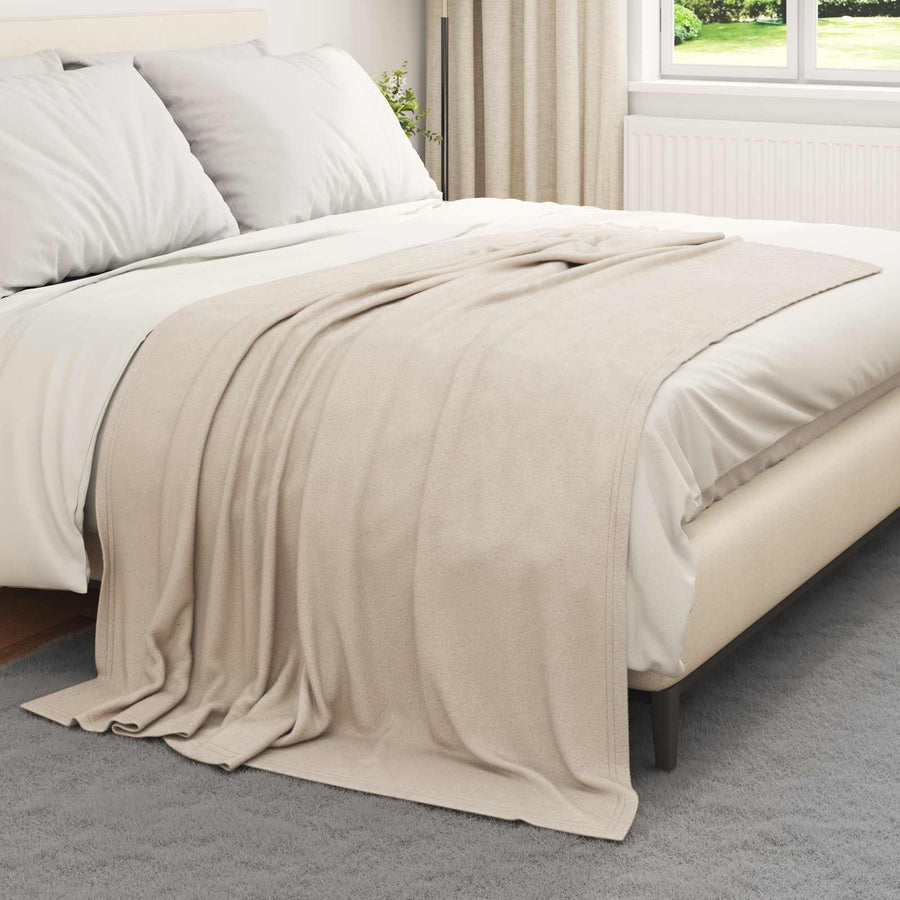 Kleden 24 stuks Beige 200 x 150 cm Fleece