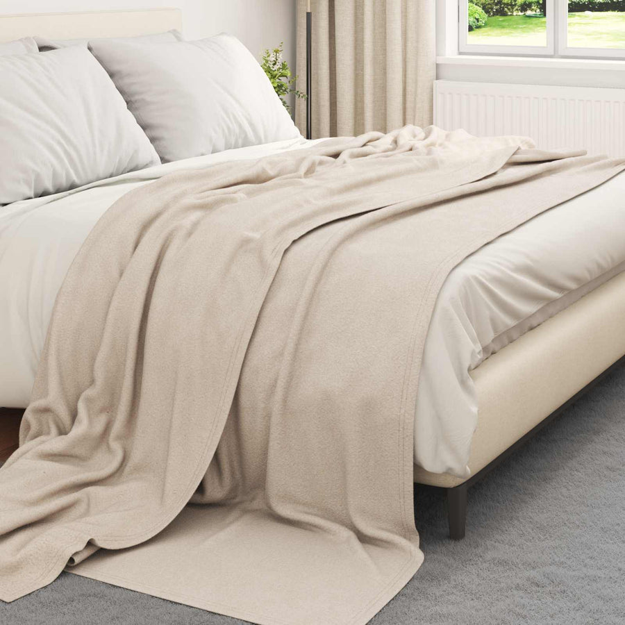 Kleden 24 stuks Beige 240 x 220 cm Fleece