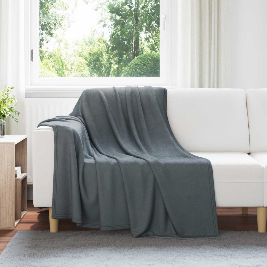 Kleden 24 stuks Donkergrijs 200 x 150 cm Fleece